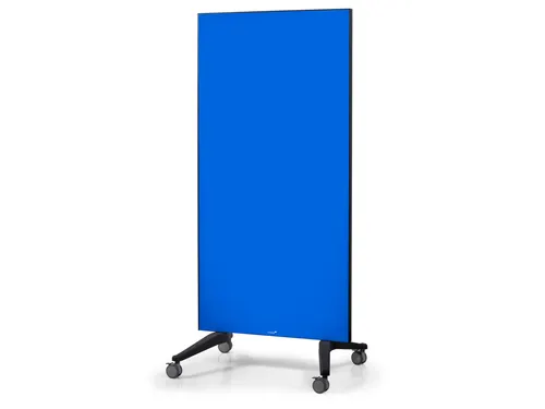 Mobiel Glasbord Blauw Magnetisch 90x175Cm