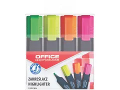 Surligneur, 1-5 Mm, Couleurs Assorties, Étui De 4 Pièces