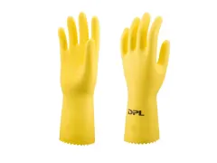 Huishoudhandschoenen Nova 38 geel Maat L 6-6.5 200 Paar