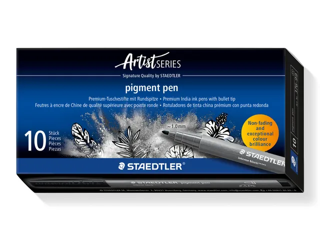 Feutre fin Staedtler PigmentArts noir intense