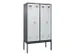 locker voor scheiding van kleding,HxBxD 2120x1200x500mm,4vak