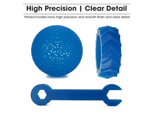 eSUN LCD Hard-Tough Resin 3D-printerhars Blauw 1kg 405nm