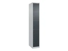 lockerkast HxBxD 1850x300x500mm 1x5vakken cil.-slot staand op vloer