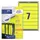 Rugetiket Avery Zweckform smal 38x192mm zelfklevend geel L4765-20