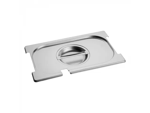 Caterchef Gastronorm deksel RVS met uitsparingen 1/4 GN