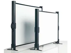 Projectiescherm Tafelmodel zwart 93x72cm