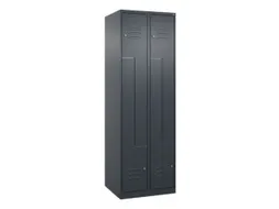 Z-garderobekast,HxBxD 1850x600x500mm,vak B 150/300mm,cil.-slot