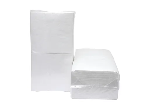 Servetten 140233 1/4 fold Hoogwit 1-laags