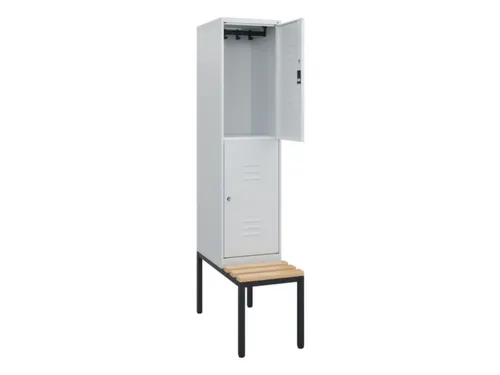 Dubbeldekse dekenkist,HxBxD 1950x400x815mm,1x2vak.,vak B 400mm