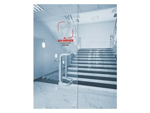 Antimicrobiële etiketten afneembaar transparant 450x320mm