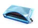 etui A5 PVC-vrij blauw transparant met ritssluiting