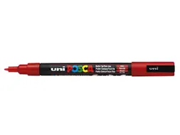 Verfstift Posca PC3M Fijne punt 0,9-1,3mm Rood