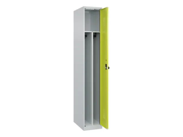 Armoire vestiaire 1850x300x500mm 1 compartiment RAL7035/RAL1108060