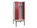 locker voor scheiding van kleding,HxBxD 2120x800x815mm,2vak