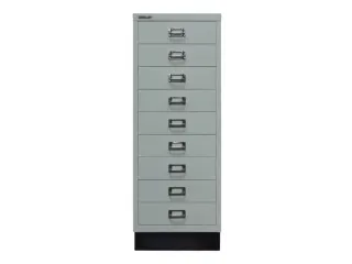 kantoor-ladekast HxBxD 940x349x432mm 9 laden romp lichtgrijs staal - 3