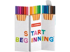 Point 88 Fineliner Assorti Deskset 18 Stuks