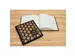 Livre d'or 140 pages tranche or - Format 21x19cm - PALMYRE - Noir palm
