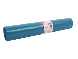 Afvalzak Quantore LDPE T50 160L blauw extra stevig 90x110cm rol à 20s - 1