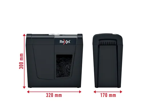 Papiervernietiger Rexel Secure X6 snippers 4x40mm