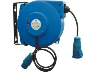 Kunststof Slanghaspel Schuko Kabel L 25M - 2