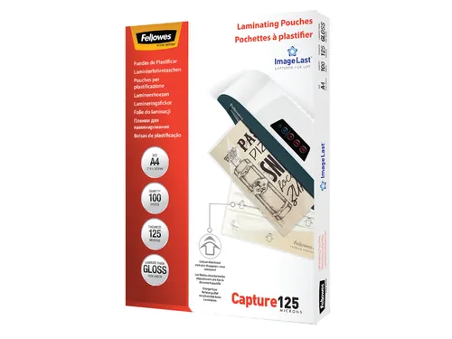 Lamineerhoes Fellowes A4 125 Micron glanzend