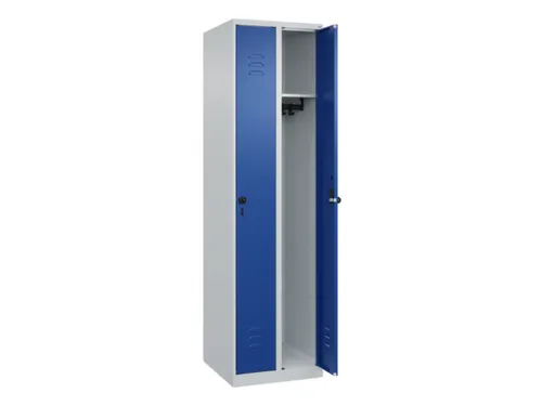 locker,HxBxD 1850x500x500mm,2vak,vak B 250mm,draaigrendel