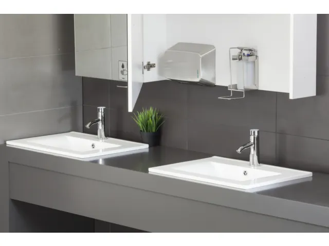 Handendroger Infraroodsensor 216x 275x 100mm 1000 Watt Rvs Mat Zwart