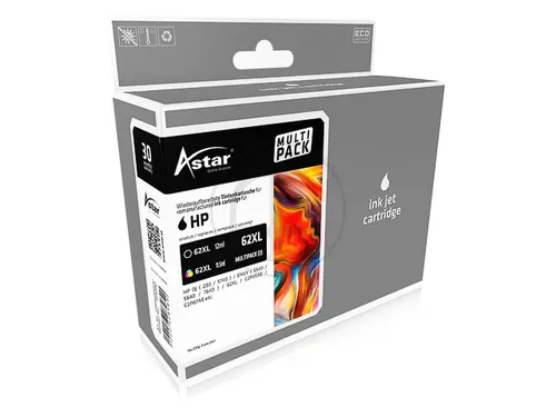 As42062 Astar Hp 62Xl Oj Inkt Zwart-Kleur Hc Rebuilt 600/415Pagina's