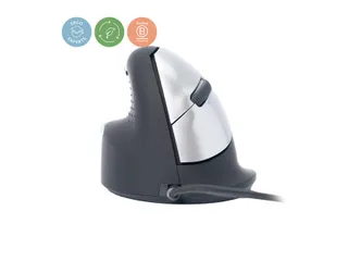 Ergonomische muis R-Go HE Break Medium links bedraad Zwart - 2