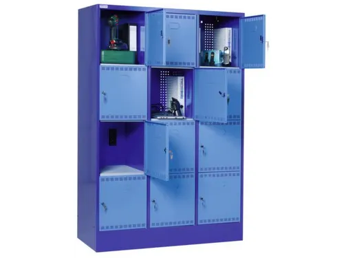 Elektro-Vakkenkast Hxbxd 1995x1205x582mm 12 Vakken Sokkel