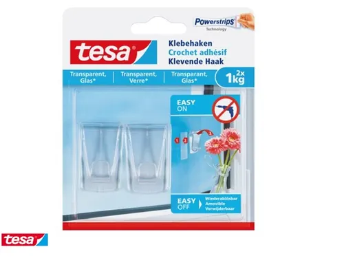 Klevende haak Tesa transparant 1kg