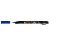 Brushverfstift Posca PCF350 Penseelpunt 1-10mm Donkerblauw