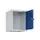 opzetkast,v. locker,1vak.,vak B 400mm,HxBxD 500x400x500mm,draaigrendel