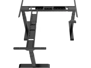 Elektrisch Verstelbaar Zit-Sta Frame Hoekbureau Zwart - 4