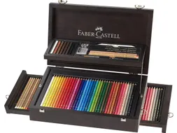 Kleurpotloden Faber-Castell Art&Graphic houten kist