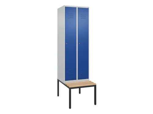 locker voor scheiding van kleding,HxBxD 2120x600x815mm,2vak