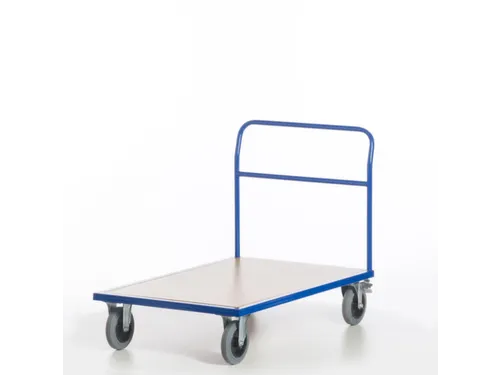 duwbeugelwagen,draagverm. 500kg,laadvl. LxB 1200x800mm,houtplaat