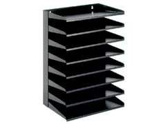 Sorteerrek Vepa Bins 8 delig zwart