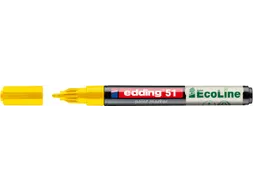 Paintmarker edding 51 EcoLine op waterbasis 1-2mm geel