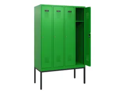 schoollocker,HxBxD 1950x1200x500mm,4vak,vak B 300mm,cil.-slot