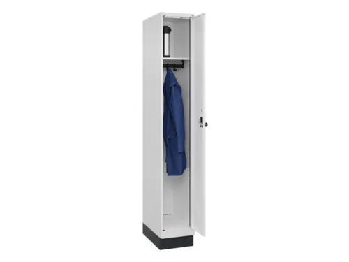 locker,HxBxD 1950x300x500mm,1vak,vak B 300mm,draaigrendel,sokkel