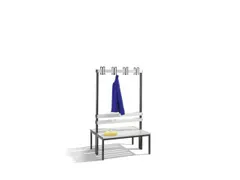 dubbele zitbank,HxLxD 1650x1000x756mm,romp RAL7021