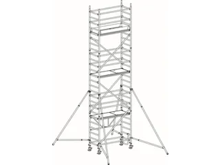 rolsteiger,reik H 7,75m,steiger H 6,99m,3platform(s),m. luik - 1