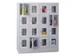 Armoire Multicases Portes Vitrées Hxlxp 1518X1230X500Mm 16Cases Large