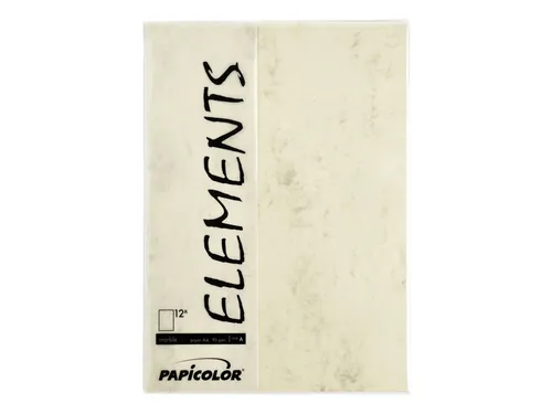 Kopieerpapier Papicolor A4 90gr 12 vel marble ivoor