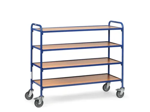 bijzetwagen,draagverm. 250kg,4etage(s),laadvl. LxB 1250x470mm