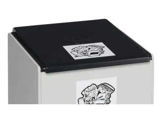 Deksel Voor Afvalverzamelaar 60 Liter Antraciet - 1