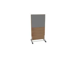 scheidingswand,HxB 1545x800mm,NT-cherry,BN8078-grijs