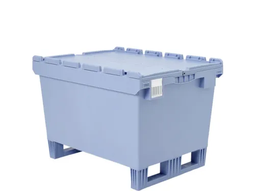 Herbruikbare Stapelbak Grote Capaciteit 553x800x600mm 147l Deksel