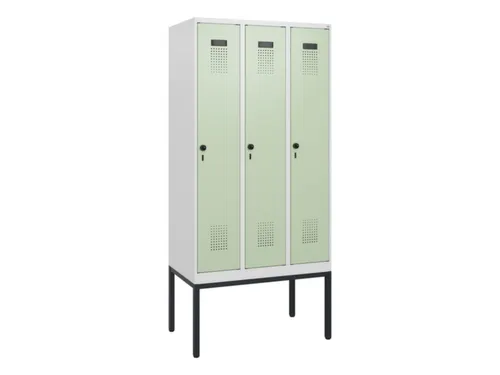 schoollocker,HxBxD 1950x900x500mm,3vak,vak B 300mm,draaigrendel